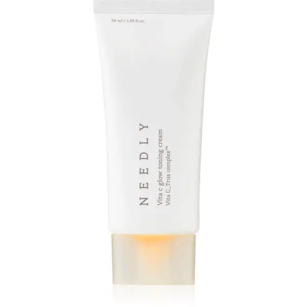 NEEDLY Vita C Glow Toning Cream hydratačný tónovací krém pre zjednotenie farebného tónu pleti 50 ml