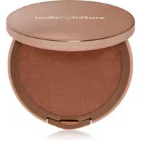 Nude by Nature Flawless Pressed Powder Foundation kompaktný púdrový make-up odtieň C8 Chocolate 10 g