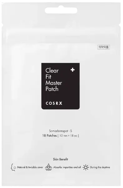 COSRX Master Patch Clear Fit - Čistiace a upokojujúce náplasti na akné 18 ks