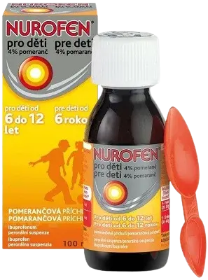 NUROFEN pre deti 4% pomaranč 100 ml