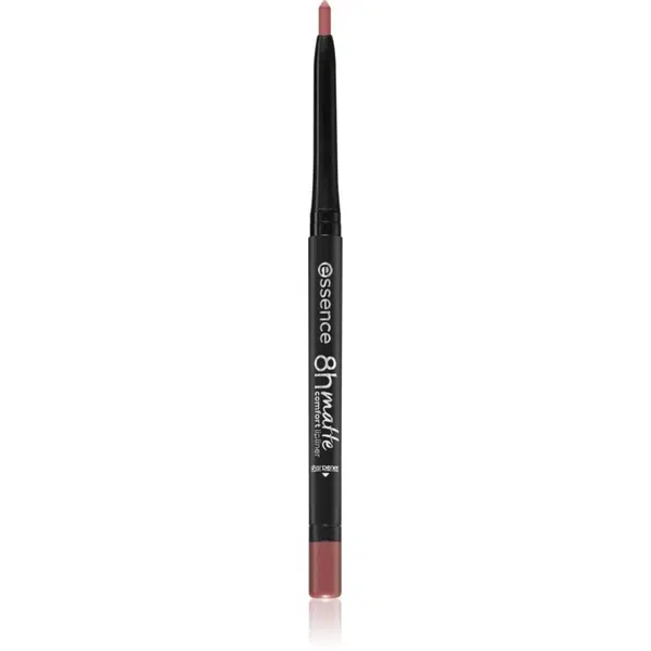 essence 8h Matte Comfort matná ceruzka na pery so strúhatkom odtieň 04 Rosy Nude 0,3 g