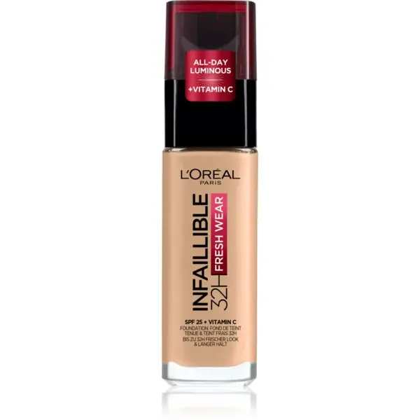 L’Oréal Paris Infaillible 32H Fresh Wear dlhotrvajúci tekutý make-up odtieň 120 WARM DORE 30 ml