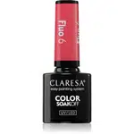 Claresa SoakOff UV/LED Color Fluo gélový lak na nechty odtieň 6 5 g
