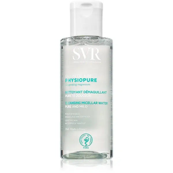 SVR Physiopure Eu Micellaire jemná čistiaca micelárna voda na tvár a očné okolie 75 ml