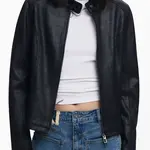 Dámska kožená bunda