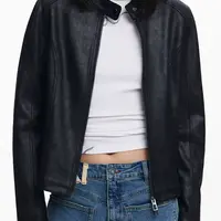 Dámska kožená bunda