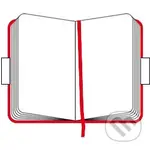 Moleskine - stredný čistý zápisník (červený)