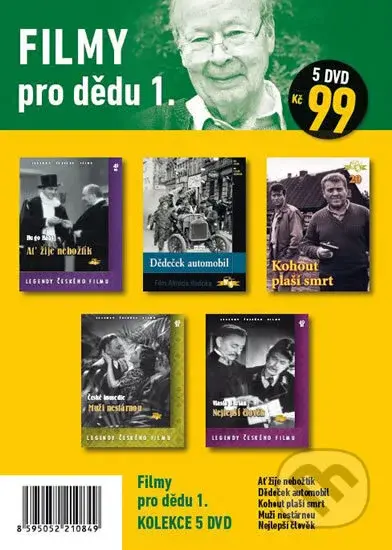 Filmy pro dědu 1 (5 DVD) - film z kategorie Filmy