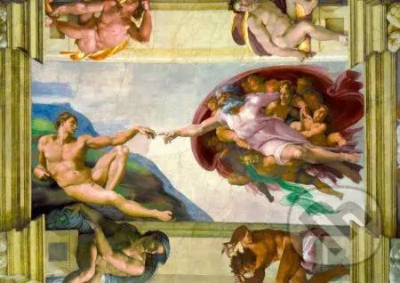 Michelangelo - The Creation of Adam, 1511 - puzzle z kategorie Umělecké