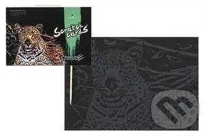 Škrábací obrázek barevný Gepard,Škrábací obrázek barevný Gepard