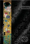 Notes Klimt Kiss (s pútkom) (štvorčekovaný)