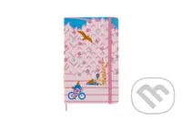 Moleskine - zápisník Sakura - Bicycle (limitovaná edícia, stredný, linajkovaný)