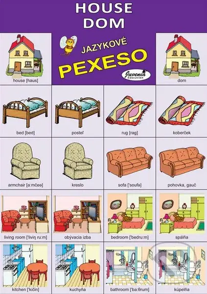Jazykové pexeso: House / Dom