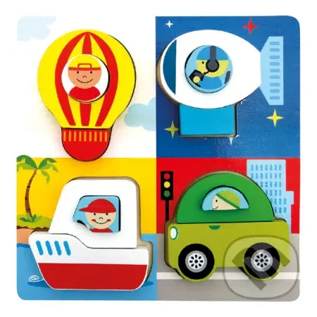 Puzzle 3D - doprava - puzzle z kategorie Maxi dílky