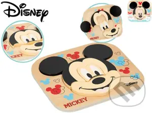 Mickey Mouse puzzle dřevěné - puzzle z kategorie Maxi dílky