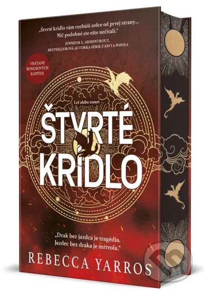 Štvrté krídlo (Limitované vydanie s oriezkou) - Rebecca Yarros - kniha z kategorie Fantasy