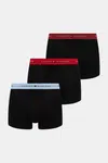 Boxerky Tommy Hilfiger 3-pack pánské, černá barva, UM0UM02763