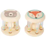 Small Foot Detské pastelové hrkálka s guličkami sada 2ks