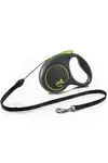 Vodítko Flexi Black Design S lanko 5m/12kg zelená