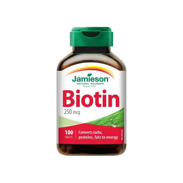 Jamieson Biotin 250 Mcg Tbl.100