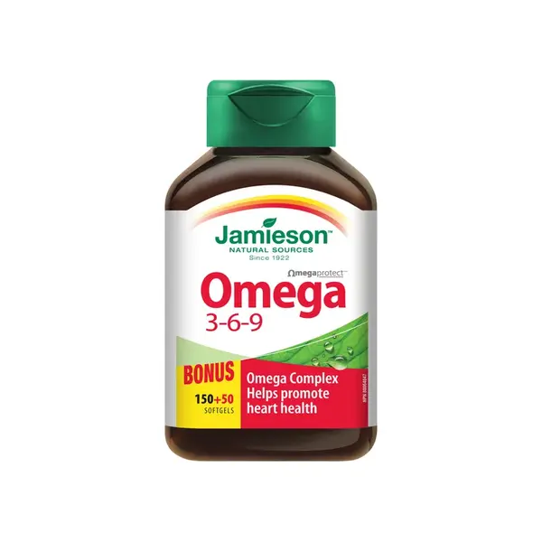 Jamieson Omega 3-6-9 1200mg Cps.150+50