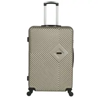 Cestovní plastový kufr Folker velikost L, taupe