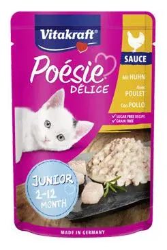 Vitakraft Cat Poésie Délisauce kapsa junior kuřecí 85g