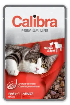 Calibra Cat  Kapsa Premium Adult Chicken & Beef 100g