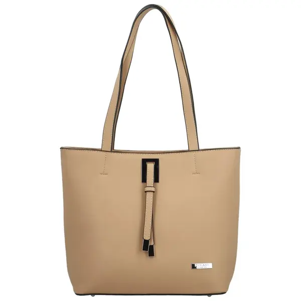 Luxusní dámská kabelka na rameno Delami Athena Aura, béžová