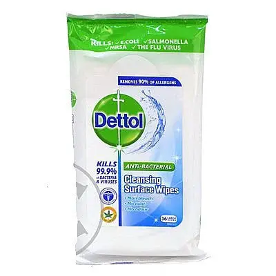 Dettol Ubrousky na povrchy 36ks