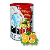 Geladrink Plus+ Práškový Nápoj Pomeranč 340g