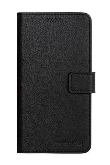SWISSTEN LIBRO UNI flipové pouzdro XL černé, PU (158x80 mm)