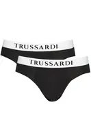 TRUSSARDI BLACK MEN'S SLIP
