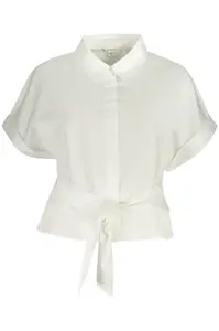 Dámská bílá halenka s krátkým rukávem