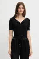 Halenka Marciano Guess KATHLEEN dámská, černá barva, hladká, 5YGR02 5875Z