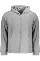 CALVIN KLEIN MEN'S ZIP-UP SWEATSHIRT GREY