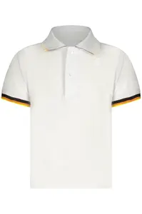 Dětské bílé polo triko s krátkým rukávem