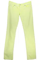 RE-START YELLOW WOMEN'S TROUSERS