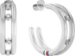 Tommy Hilfiger Nadčasové ocelové náušnice kruhy 2780614
