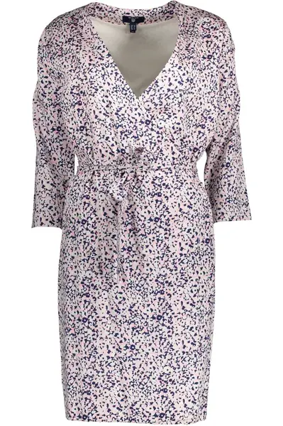 GANT LONG DRESS WOMAN PINK