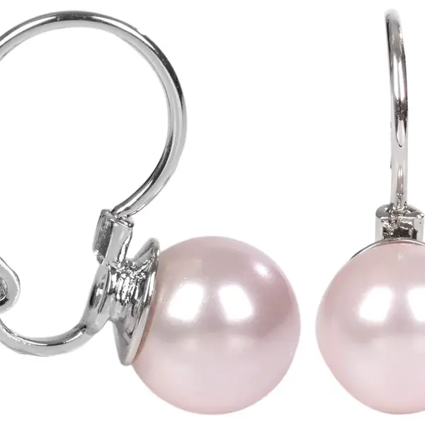 Levien Půvabné perlové náušnice Pearl Rosaline