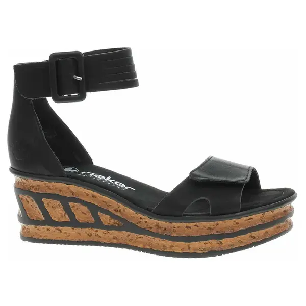 Dámské sandály Rieker 68194-00 schwarz 39