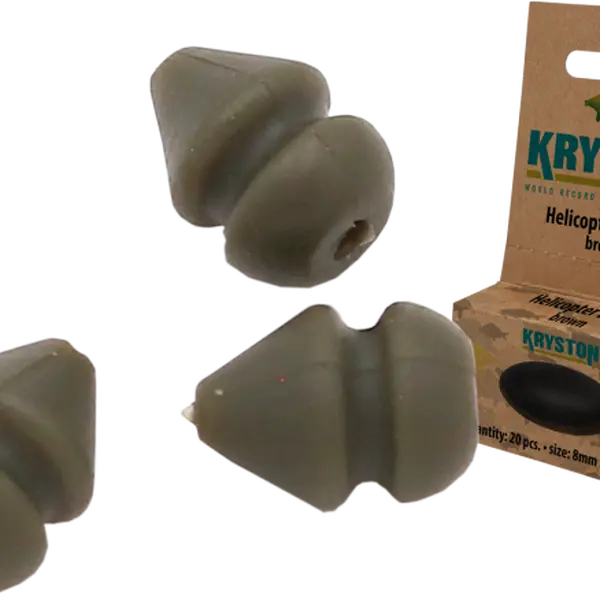 Kryston helikoptérové korálky 20 ks - zelené