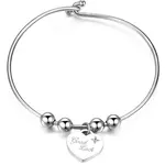 S'Agapõ Pevný ocelový náramek Be My Always Good Luck SBM20