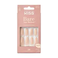 KISS Nalepovací nehty Bare but Better Nails - Nude Drama 28 ks