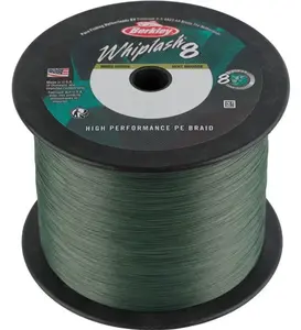 Berkley splétaná šňůra whiplash 8 green metráž - 0,12 mm 17,5 kg