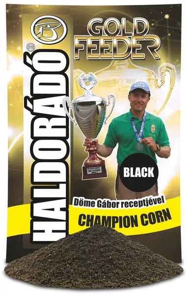 Haldorádó krmítková směs gold feeder 1 kg - champion corn black