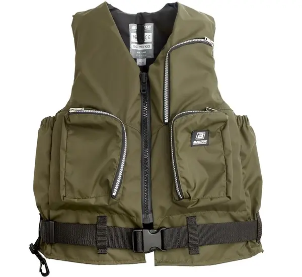 Baltic rybářská vesta 50n pvc zelená-velikost l 70-90 kg