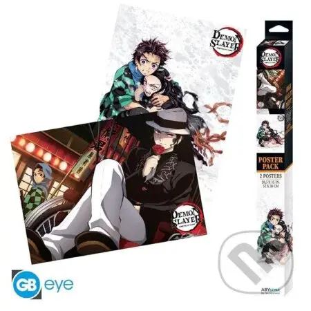 Demon Slayer Set plagátov - 2 ks