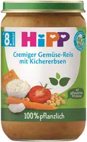 HiPP BIO Zelenina s ryžou, cícerom a hráškovým proteínom od 8. mesiaca